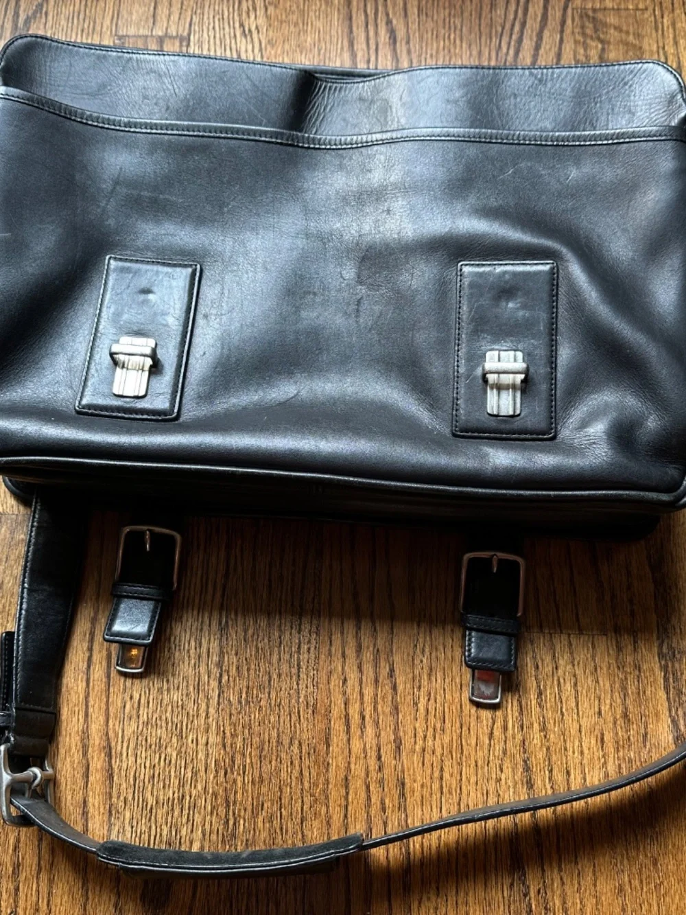 Coach Thompson Leather Executive Briefcase Laptop Bag